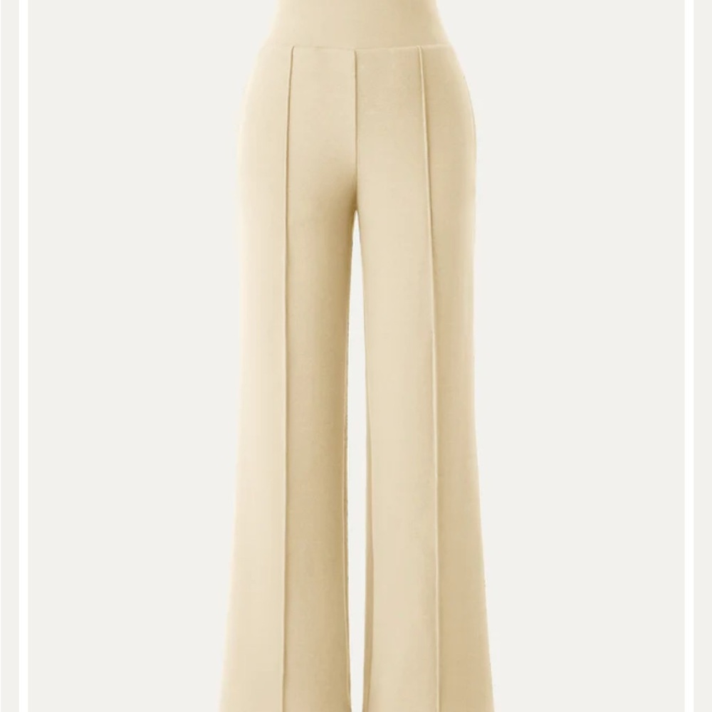 OGL Cream Wide Leg Women's Pants